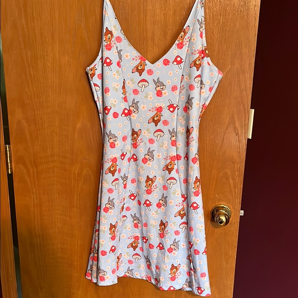 Disney Bambi Mini Dress - Light Blue